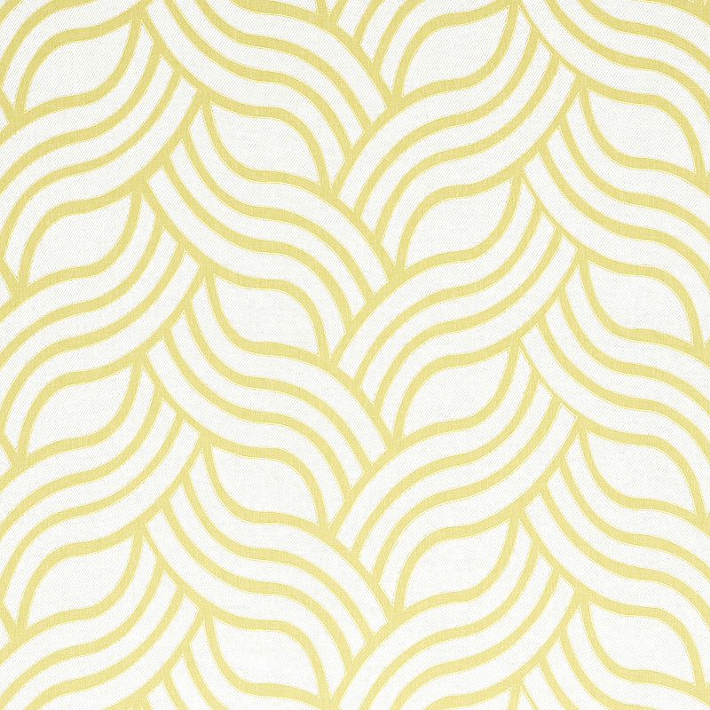 Sangomar Applique Citron 79950 by Schumacher Fabric NATURA LINEN 73% POLYESTER 17% INDIA </p><p>Repeat: Horizontal: 17 1/2" (44CM) and Vertical: 7 1/2" (19CM) 54 - Fabric Carolina -