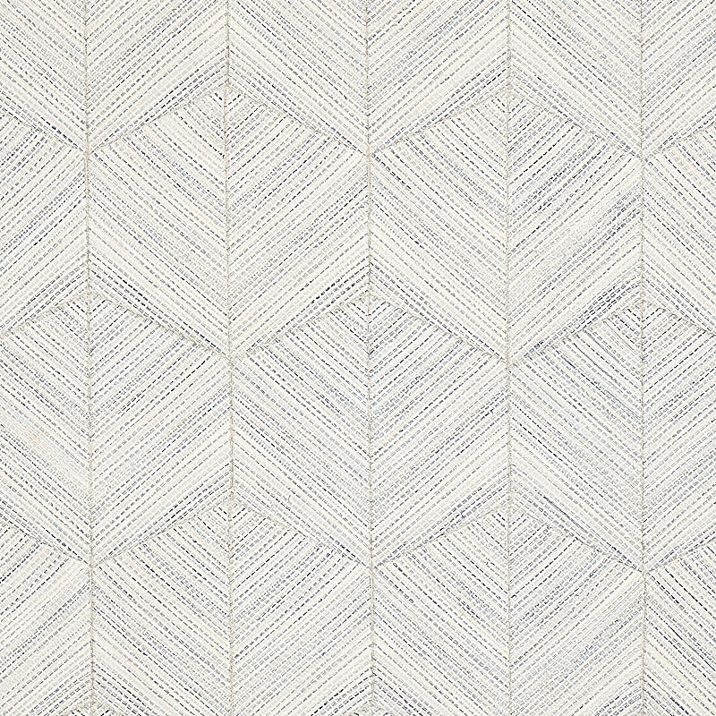 Heceta Embroidery - Blue by Schumacher Fabric