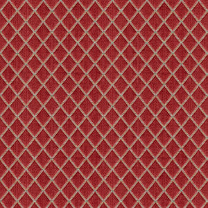 Amoy Trellis Red by Brunschwig & Fils Fabric