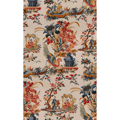 Le Lac Red/Blue by Brunschwig & Fils Fabric Brunschwig & Fils Fabric Le Lac Red/BlueFabric LE JARDIN CHINOIS LINEN - 100% United States </p><p>Repeat: H: 50, V: 78 50 - Fabric Carolina -