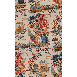 Le Lac Red/Blue by Brunschwig & Fils Fabric