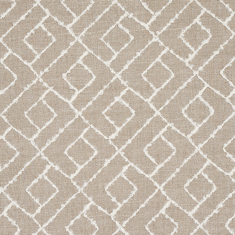 Durant Embroidery Natural 80130 by Schumacher Designer Fabric WORLD VIEW II LINEN 96% WOOL 2% ITALY MARTINDALE 20,000 </p><p>Repeat: Horizontal: 6" (15CM) and Vertical: 55 - Swanky Fabrics -