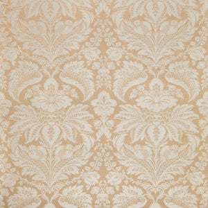 Damask Pierre Sand by Brunschwig & Fils Fabric
