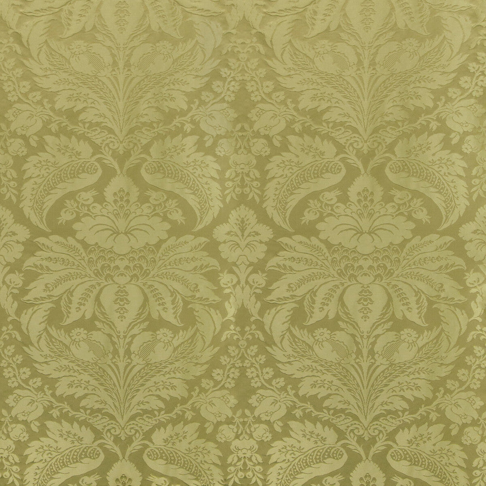 Damask Pierre Olive by Brunschwig & Fils Fabric Brunschwig & Fils Fabric Damask Pierre OliveFabric B&F SHOWROOM EXCLUSIVE 2019 COTTON - 70%;SILK - 30% France </p><p>Repeat: H: 25.5, V: 31 51 - Fabric Carolina -