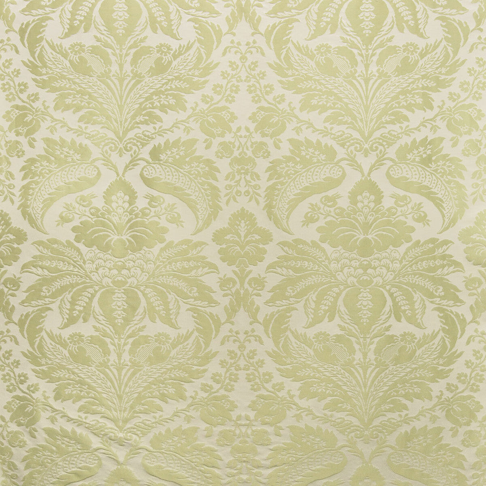 Damask Pierre Lichen by Brunschwig & Fils Fabric Brunschwig & Fils Fabric Damask Pierre LichenFabric B&F SHOWROOM EXCLUSIVE 2019 COTTON - 70%;SILK - 30% France </p><p>Repeat: H: 25.5, V: 31 51 - Fabric Carolina -