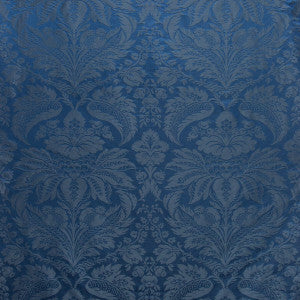 Damask Pierre Ocean by Brunschwig & Fils Fabric