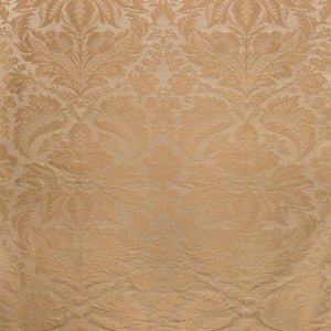 Damask Pierre Chestnut by Brunschwig & Fils Fabric