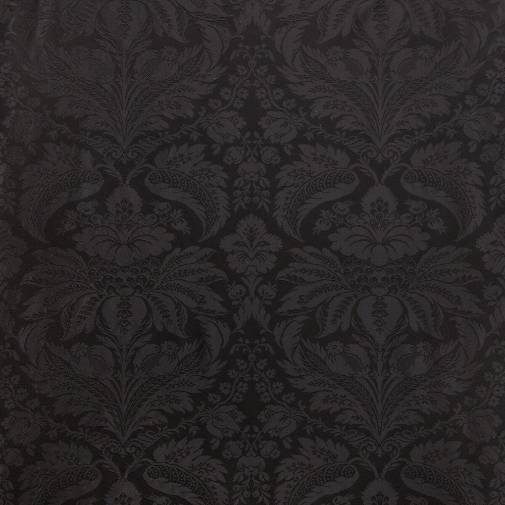 Damask Pierre Black by Brunschwig & Fils Fabric Brunschwig & Fils Fabric Damask Pierre BlackFabric B&F SHOWROOM EXCLUSIVE 2019 COTTON - 70%;SILK - 30% France </p><p>Repeat: H: 25.5, V: 31 51 - Fabric Carolina -