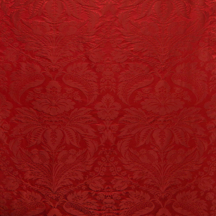 Damask Pierre Red by Brunschwig & Fils Fabric Brunschwig & Fils Fabric Damask Pierre RedFabric B&F SHOWROOM EXCLUSIVE 2019 COTTON - 70%;SILK - 30% France </p><p>Repeat: H: 25.5, V: 31 51 - Fabric Carolina -