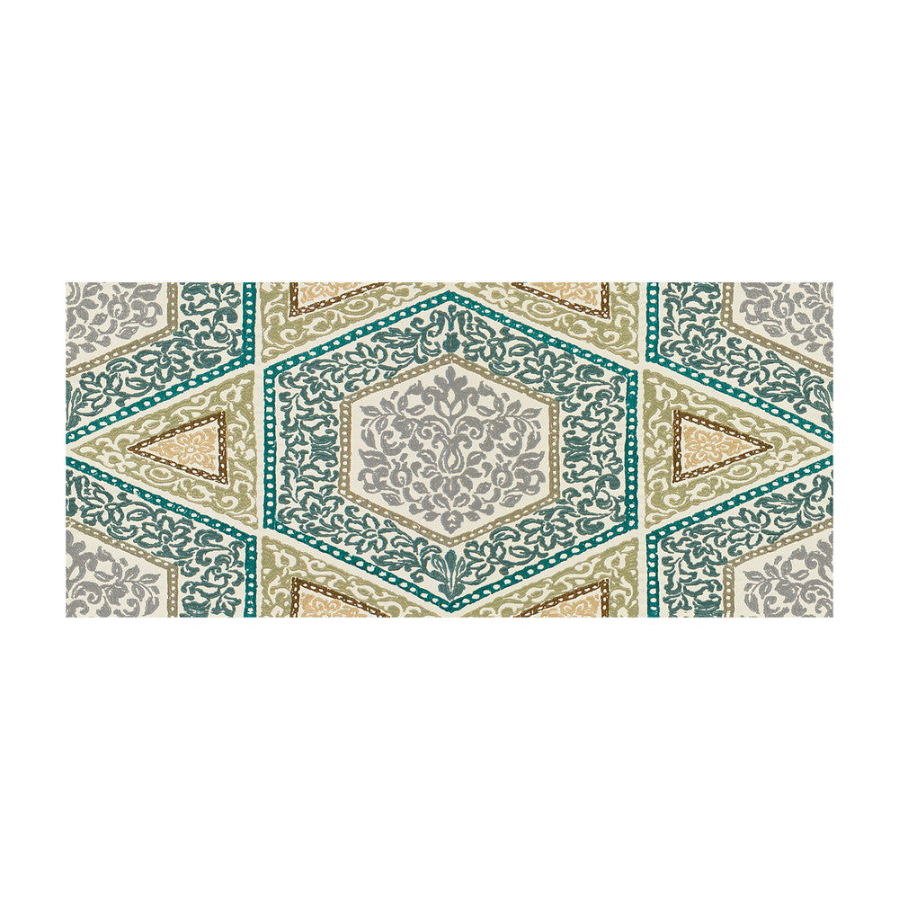 Sudhira Gray/Aqua by Brunschwig & Fils Fabric Brunschwig & Fils Fabric Sudhira Gray/AquaFabric MAISONNETTE COTTON - 60%;POLYESTER - 40% India </p><p>Repeat: H: 33.25, V: 15 50 - Fabric Carolina -