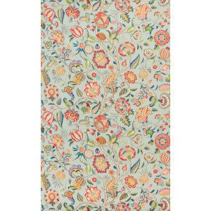 Aravali Aqua/Rose by Brunschwig & Fils Fabric