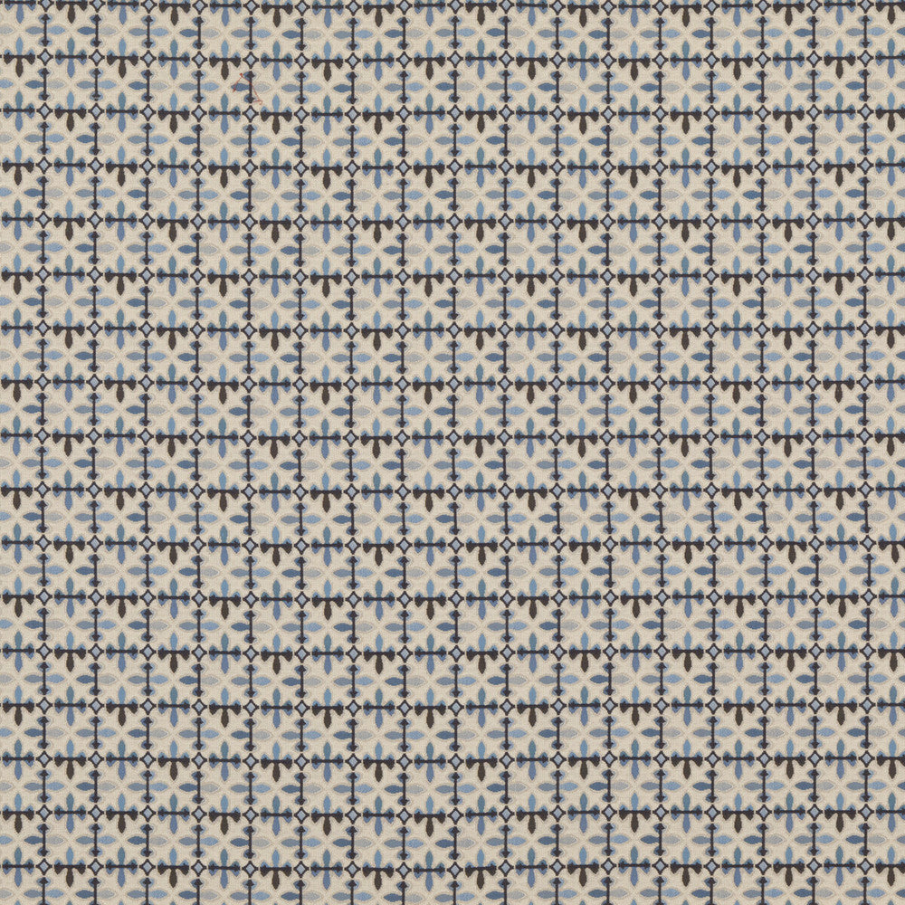 Porthos Indigo by Brunschwig & Fils Fabric Brunschwig & Fils Fabric Porthos IndigoFabric BARET COTTON - 95%;POLYESTER - 5% France </p><p>Repeat: H: 14.775, V: 5.122 57.13 - Fabric Carolina -
