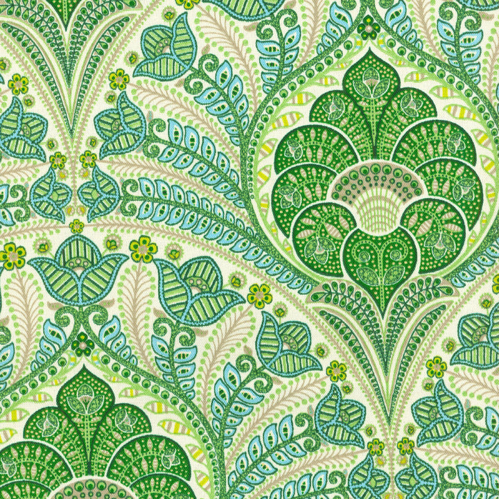 Crescent Beach Jungle 801420 by Tommy Bahama Outdoor Fabric - 100% Spun Polyester USA 51000 Horizontal: 13.5 and Vertical: 6.75 54 - Fabric Carolina -