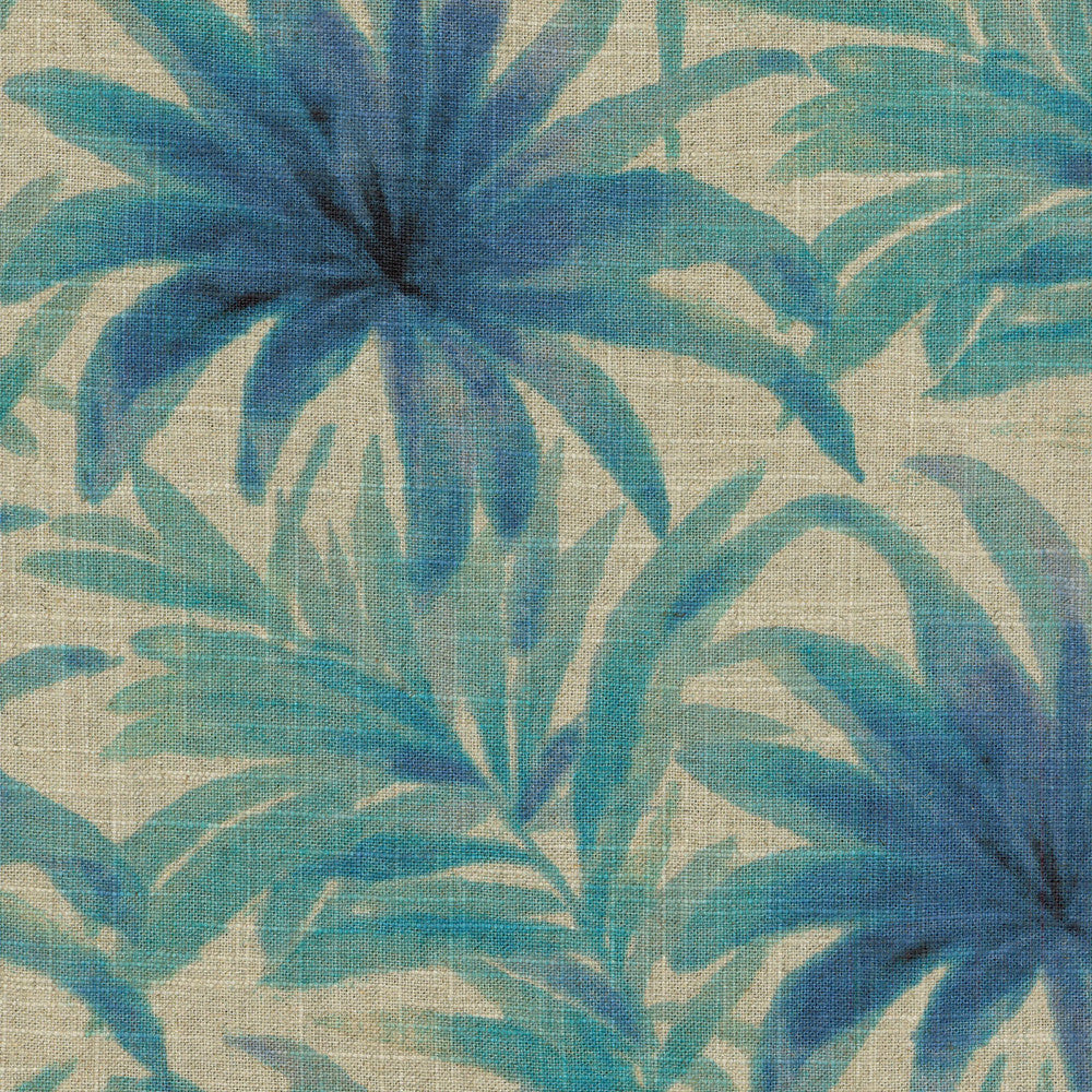 Balmy Days Riptide 801491 by Tommy Bahama Home Fabric GAUGUIN'S EDEN 55% Linen 45% Rayon CHINA Wyzenbeek 15,000 Horizontal: 6.75" and Vertical: 12.60" 54" - Fabric Carolina -