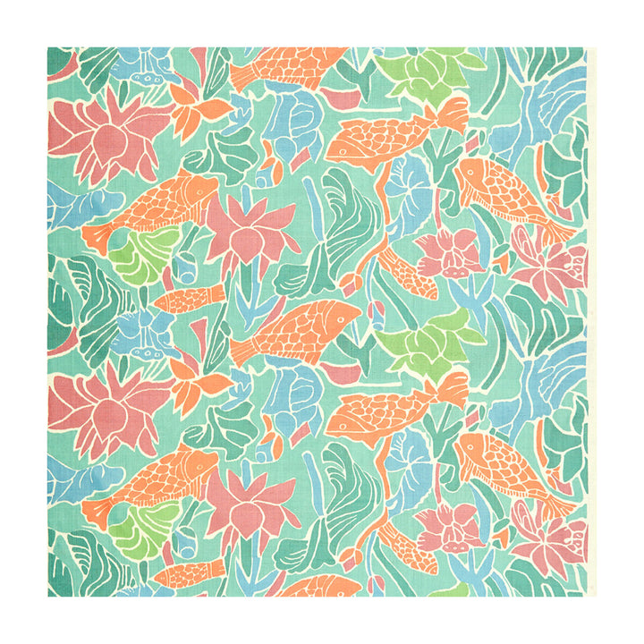Aquarium Coral Reef by Brunschwig & Fils Fabric Brunschwig & Fils Fabric Aquarium Coral ReefFabric LES TROPIQUES SILK - 100% Philippines </p><p>Repeat: H: 48, V: 24 48 - Fabric Carolina -