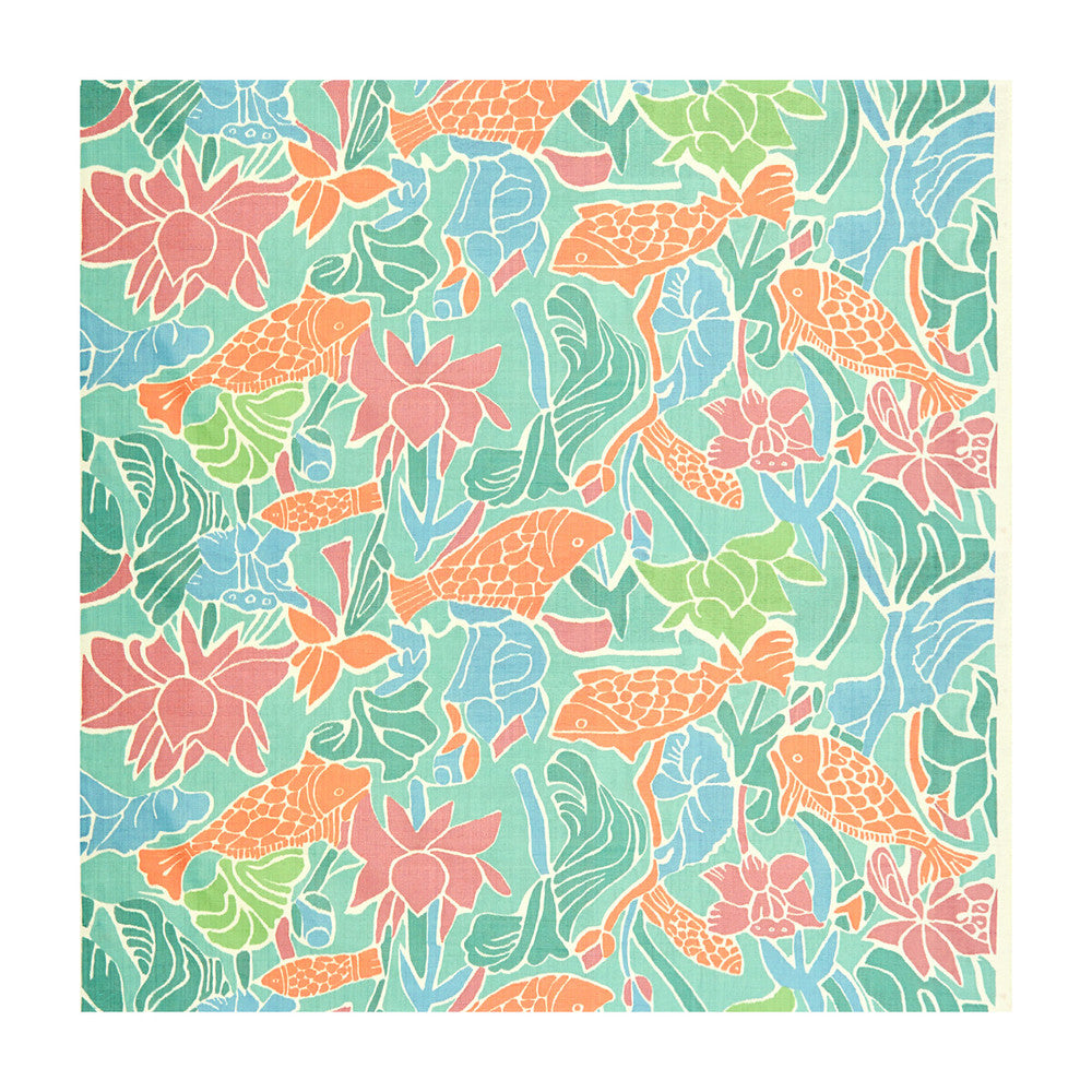 Aquarium Coral Reef by Brunschwig & Fils Fabric Brunschwig & Fils Fabric Aquarium Coral ReefFabric LES TROPIQUES SILK - 100% Philippines </p><p>Repeat: H: 48, V: 24 48 - Fabric Carolina -