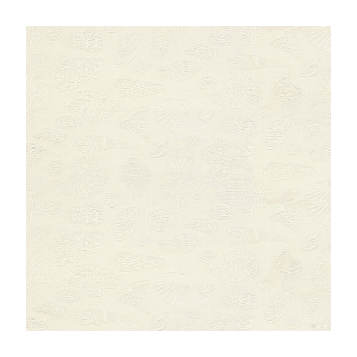 Shell Island White by Brunschwig & Fils Fabric Brunschwig & Fils Fabric Shell Island WhiteFabric LES TROPIQUES COTTON - 100% Italy </p><p>Repeat: H: 27.974, V: 15.76 55.948 - Fabric Carolina -