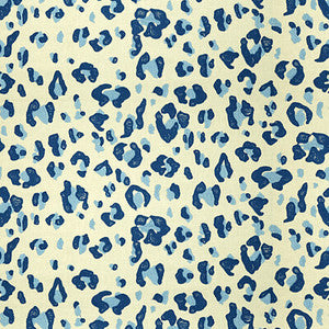 Tonga Leopard Blue by Brunschwig & Fils Fabric