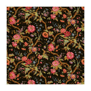 Arbre Fleuri Chocolat by Brunschwig & Fils Fabric