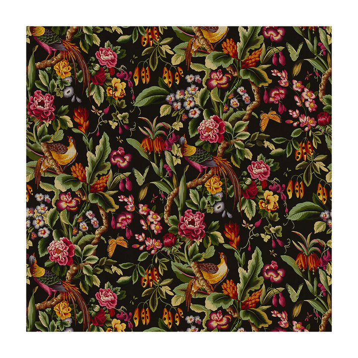 Pheasans Chocolat by Brunschwig & Fils Fabric Brunschwig & Fils Fabric Pheasans ChocolatFabric LES TROPIQUES LINEN - 100% United Kingdom </p><p>Repeat: H: 59, V: 45.25 59 - Fabric Carolina -