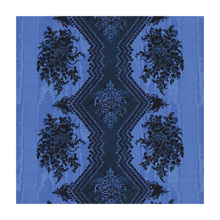 Coppelia Moire Bleu by Brunschwig & Fils Fabric Brunschwig & Fils Fabric Coppelia Moire BleuFabric MADELEINE CASTAING COTTON - 53%;VISCOSE - 47% France </p><p>Repeat: H: 24.41, V: 11.81 51.18 - Fabric Carolina -