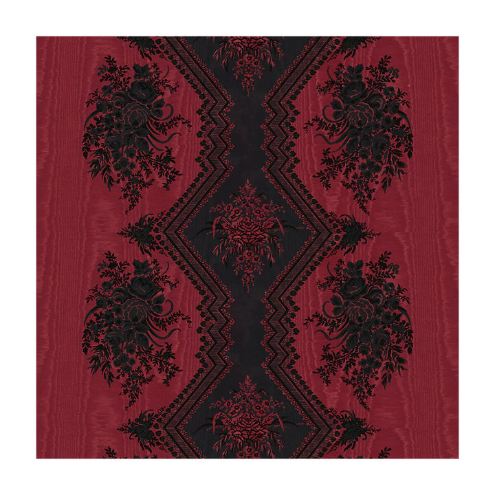 Coppelia Moire Rouge by Brunschwig & Fils Fabric Brunschwig & Fils Fabric Coppelia Moire RougeFabric MADELEINE CASTAING COTTON - 53%;VISCOSE - 47% France </p><p>Repeat: H: 24.41, V: 11.81 51.18 - Fabric Carolina -
