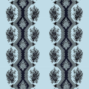 Coppelia Satin Ciel by Brunschwig & Fils Fabric