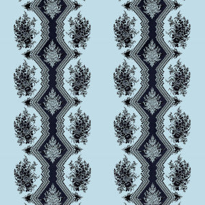 Coppelia Satin Ciel by Brunschwig & Fils Fabric