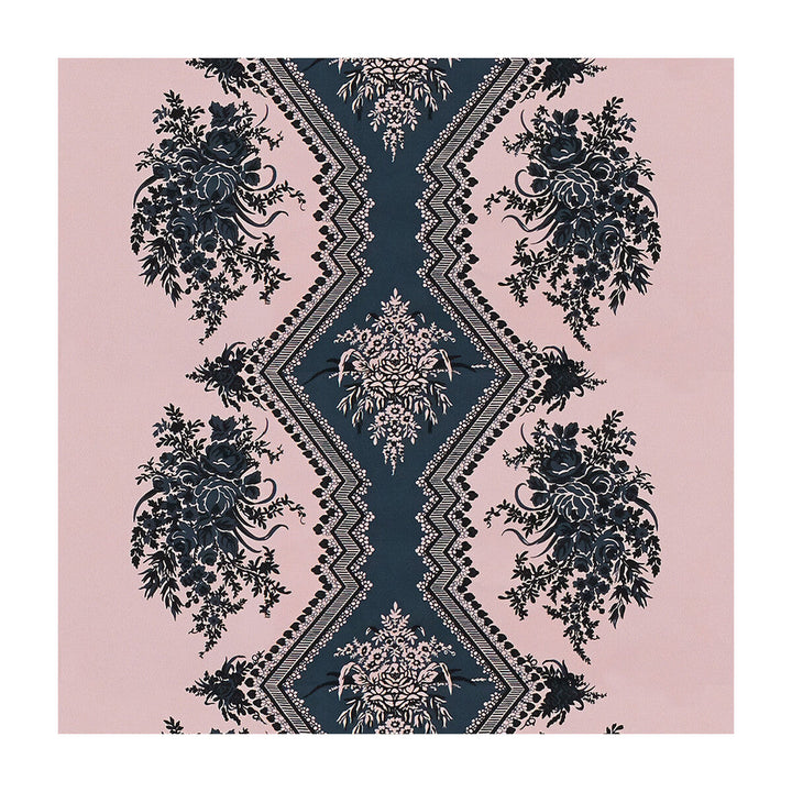 Coppelia Satin Rose by Brunschwig & Fils Fabric Brunschwig & Fils Fabric Coppelia Satin RoseFabric MADELEINE CASTAING COTTON - 100% France </p><p>Repeat: H: 24.41, V: 11.81 55.11 - Fabric Carolina -