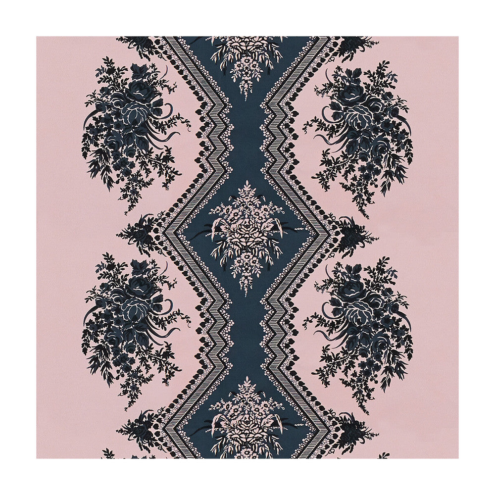 Coppelia Satin Rose by Brunschwig & Fils Fabric Brunschwig & Fils Fabric Coppelia Satin RoseFabric MADELEINE CASTAING COTTON - 100% France </p><p>Repeat: H: 24.41, V: 11.81 55.11 - Fabric Carolina -