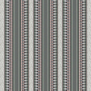 Lola Montez Gris/Rose by Brunschwig & Fils Fabric