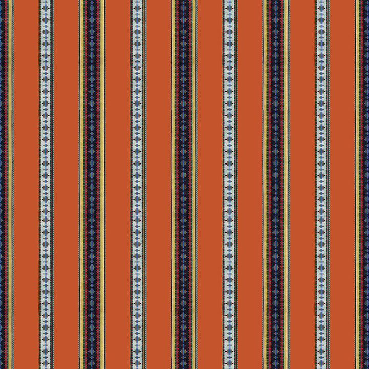 Rayure Broderie Orange by Brunschwig & Fils Fabric Brunschwig & Fils Fabric Rayure Broderie OrangeFabric MADELEINE CASTAING COTTON - 100% France </p><p>Repeat: H: 13.78, V: 1.77 51.18 - Fabric Carolina -