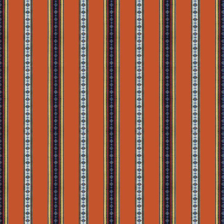 Rayure Broderie Orange by Brunschwig & Fils Fabric Brunschwig & Fils Fabric Rayure Broderie OrangeFabric MADELEINE CASTAING COTTON - 100% France </p><p>Repeat: H: 13.78, V: 1.77 51.18 - Fabric Carolina -