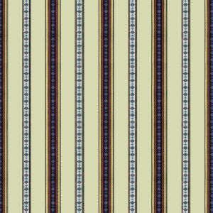 Rayure Broderie Beige by Brunschwig & Fils Fabric