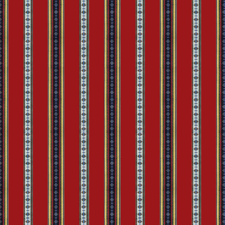 Rayure Broderie Red by Brunschwig & Fils Fabric Brunschwig & Fils Fabric Rayure Broderie RedFabric MADELEINE CASTAING COTTON - 100% France </p><p>Repeat: H: 13.78, V: 1.77 51.18 - Fabric Carolina -