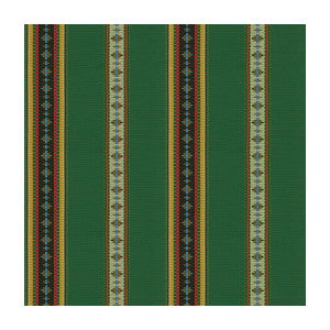 Rayure Broderie Vert by Brunschwig & Fils Fabric