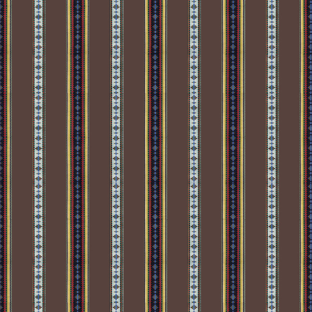 Rayure Broderie Brun by Brunschwig & Fils Fabric Brunschwig & Fils Fabric Rayure Broderie BrunFabric MADELEINE CASTAING COTTON - 100% France </p><p>Repeat: H: 13.78, V: 1.77 51.18 - Fabric Carolina -