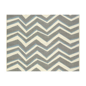 Chervon Bar Blue/Navy by Brunschwig & Fils Fabric