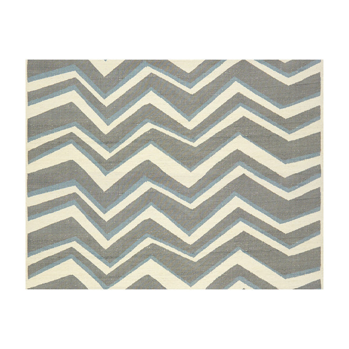 Chervon Bar Blue/Navy by Brunschwig & Fils Fabric Brunschwig & Fils Fabric Chervon Bar Blue/NavyFabric L'ATELIER MODERNE SILK - 100% Philippines </p><p>Repeat: H: 48, V: 18.75 48 - Fabric Carolina -