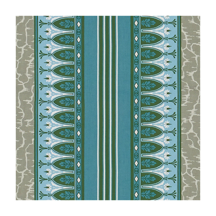 Lola Montez Bleu/Grey by Brunschwig & Fils Fabric Brunschwig & Fils Fabric Lola Montez Bleu/GreyFabric MADELEINE CASTAING COTTON - 100% France </p><p>Repeat: H: 18.11, V: 1.57 51.18 - Fabric Carolina -