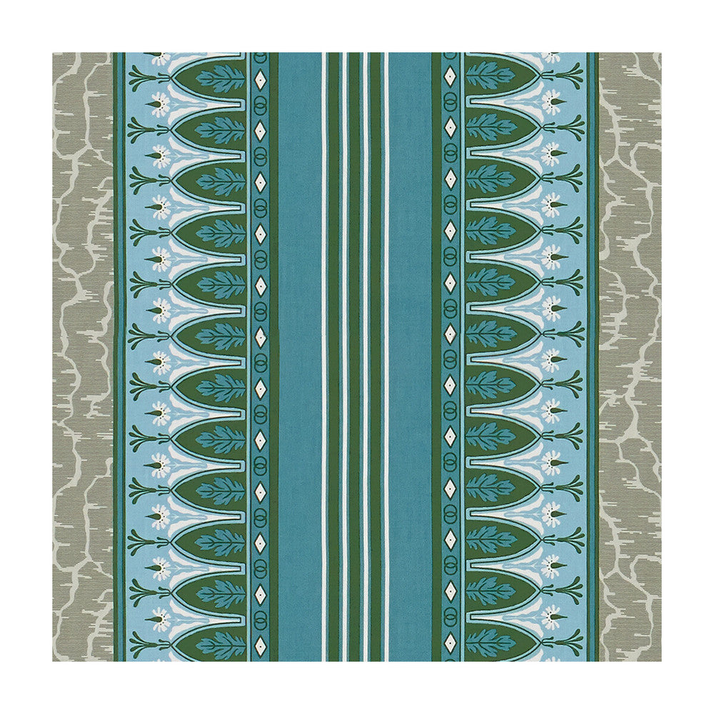 Lola Montez Bleu/Grey by Brunschwig & Fils Fabric Brunschwig & Fils Fabric Lola Montez Bleu/GreyFabric MADELEINE CASTAING COTTON - 100% France </p><p>Repeat: H: 18.11, V: 1.57 51.18 - Fabric Carolina -