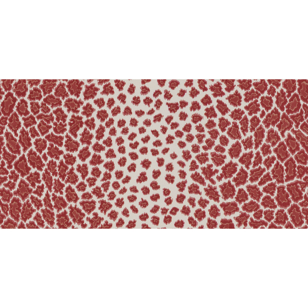 English Leopard Scarlet by Brunschwig & Fils Fabric Brunschwig & Fils Fabric English Leopard ScarletFabric CAPE COMORIN COTTON - 100% United States </p><p>Repeat: H: 27, V: 13.25 54 - Fabric Carolina -