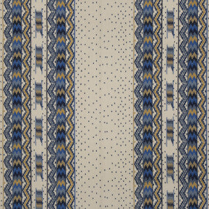 Talakona Stripe Blue/Gold by Brunschwig & Fils Fabric