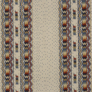 Talakona Stripe Red/Blue by Brunschwig & Fils Fabric