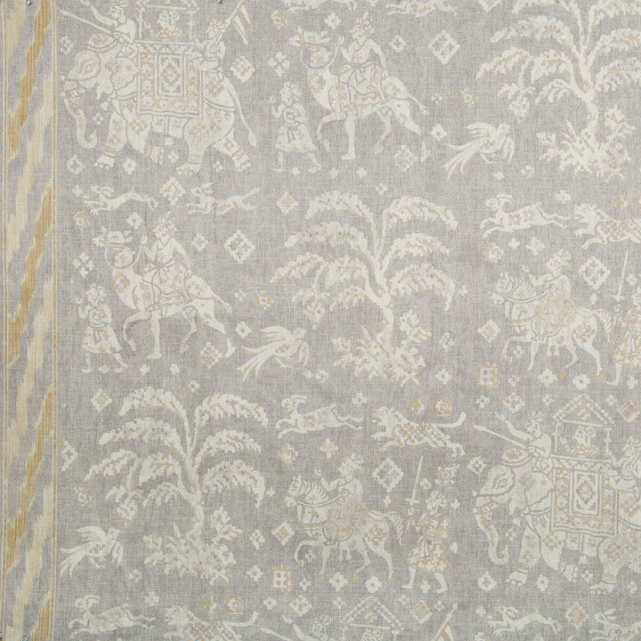 Aralam Print Flint/Rye by Brunschwig & Fils Fabric Brunschwig & Fils Fabric Aralam Print Flint/RyeFabric CAPE COMORIN LINEN - 100% Thailand </p><p>Repeat: H: 54, V: 48 54 - Fabric Carolina -