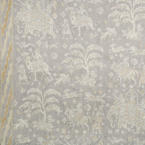 Aralam Print Flint/Rye by Brunschwig & Fils Fabric