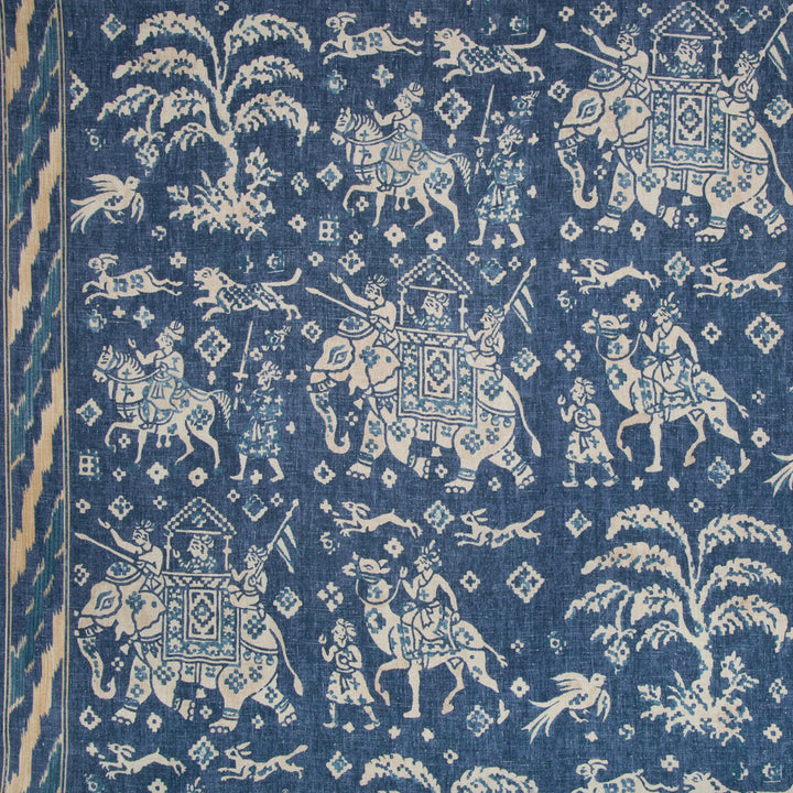 Aralam Print Indigo/Blue by Brunschwig & Fils Fabric Brunschwig & Fils Fabric Aralam Print Indigo/BlueFabric CAPE COMORIN LINEN - 100% Thailand </p><p>Repeat: H: 54, V: 48 54 - Fabric Carolina -