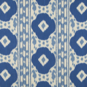 Varkala Print Navy/Sky by Brunschwig & Fils Fabric