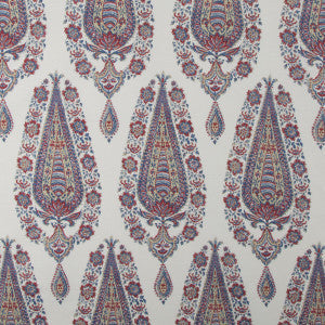 Komal Paisley Madder/Blue by Brunschwig & Fils Fabric