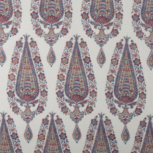 Komal Paisley Madder/Blue by Brunschwig & Fils Fabric